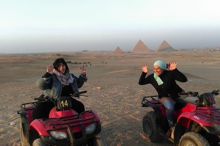 Quad Bike Trip At Desert of Giza Pyramids