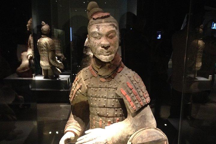 Guerreiros de terracota, muralha da cidade e rua de comida muçulmana