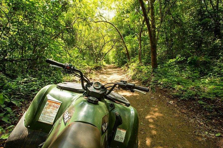 プライベート 850 エーカー パークの滝 + オーシャン ビューでのオフロード ATV アドベンチャー ツアー