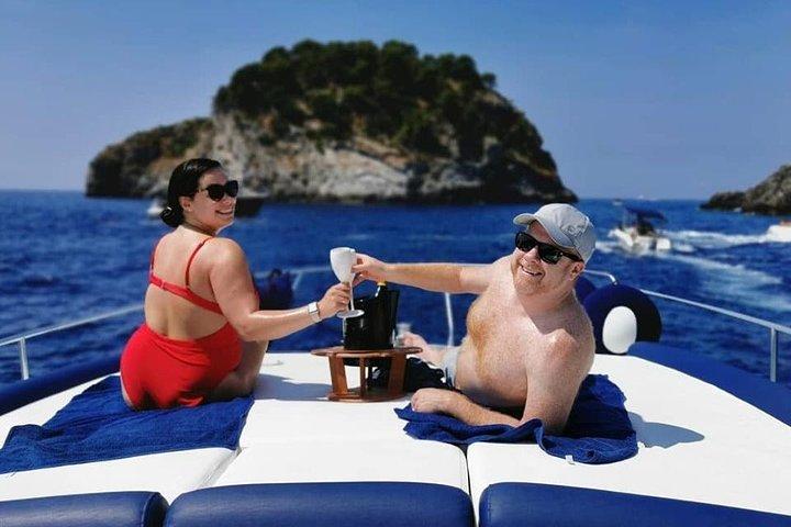 Tour de barco privado de Sorrento para Capri e Positano