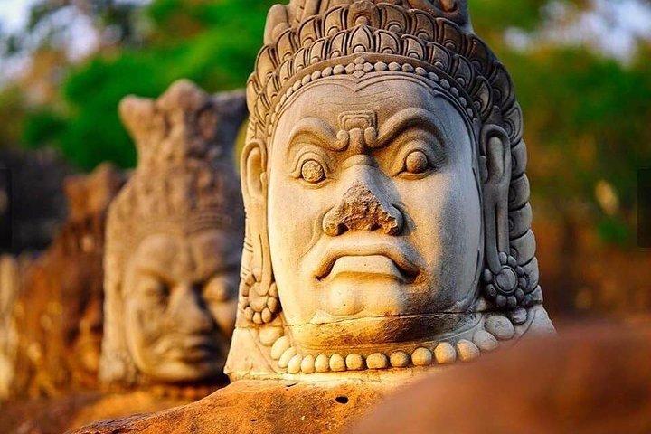 Visite privée des temples d'Angkor depuis Siem Reap