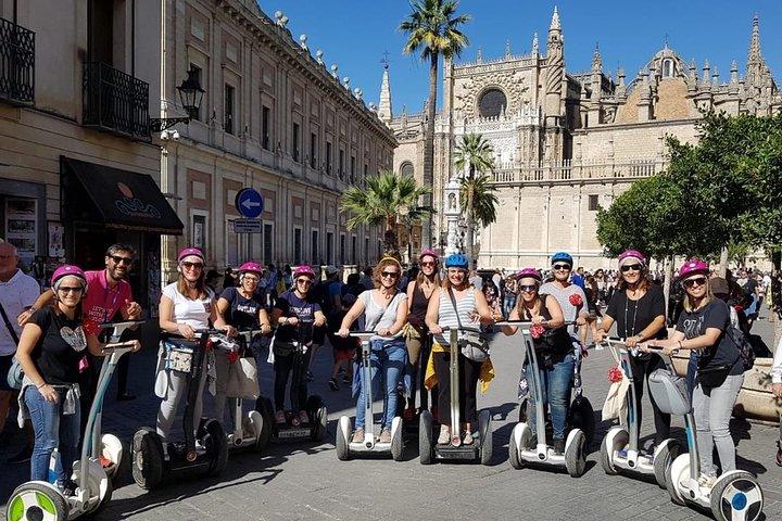 Segwaytour met gids langs monumenten in Sevilla
