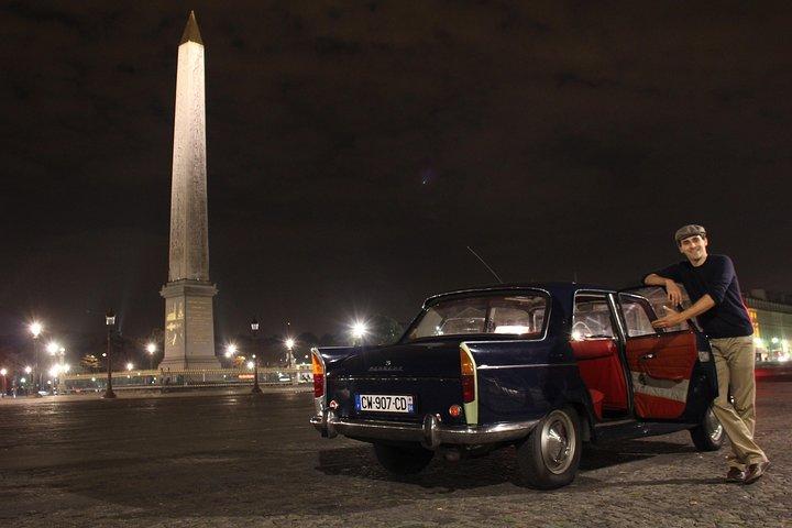 Paris privat tur i en klassisk fransk Peugeot 404