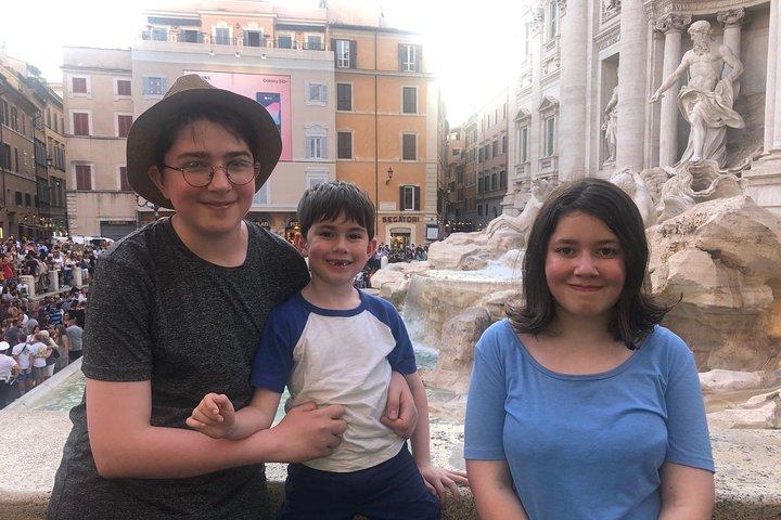 Excursão noturna em Roma para crianças e famílias com gelato e locais imperdíveis iluminados