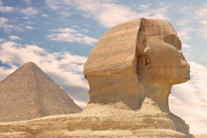 Hurghada: Cairo og Giza Highlights af mini Van med BBQ frokost