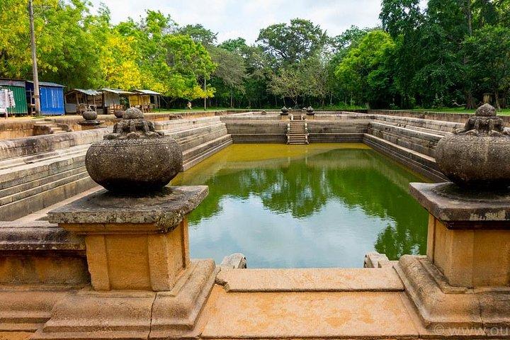 Aukana & Ancient Kingdom Anuradhapura-Tagestour ab Kandy