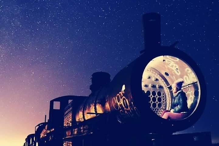 ウユニからのウユニ塩湖プライベート ナイト ツアー