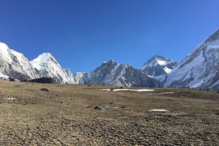 Caminhada no acampamento base do Everest