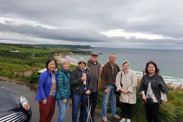 Emplacement de la scène de Game of Thrones, avec la chaussée des géants de Belfast