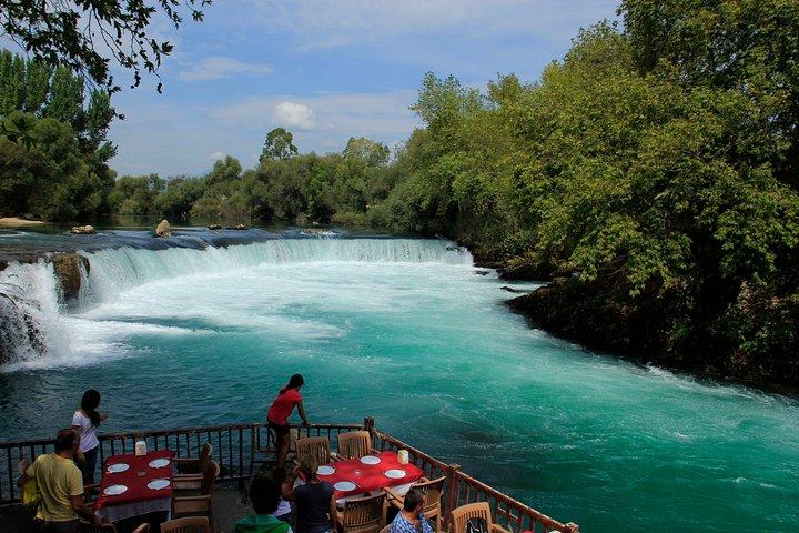 Alanya a Aspendos, cascate di Kursunlu e tour della città laterale