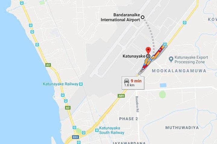 Colombo (CMB) lufthavn til Katunayake City Privat transfer