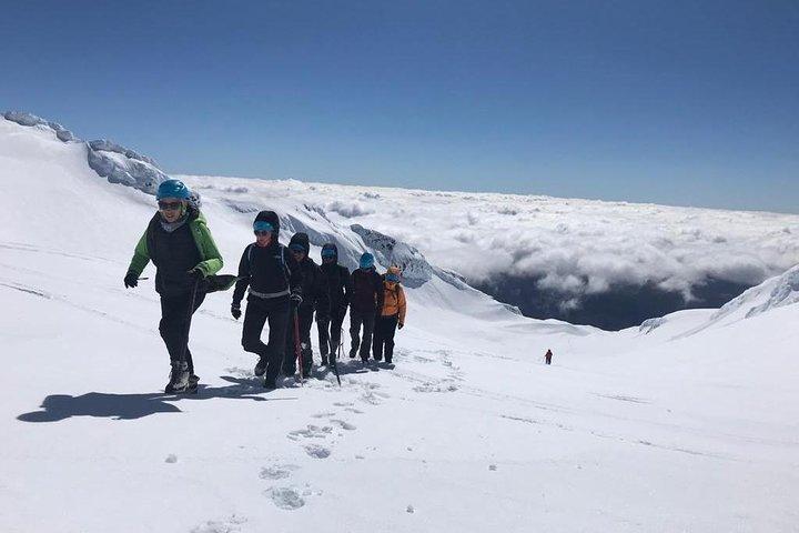 Caminata guiada privada por la meseta de la cumbre del monte Ruapehu