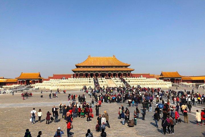 Beijing Layover Tour zur Verbotenen Stadt, zum Platz des Himmlischen Friedens und nach Hutong