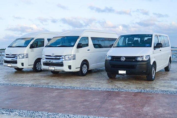 Enkelvägstransport Cancun-Akumal/Tulum/Hilton Tulum 1-8 PAX