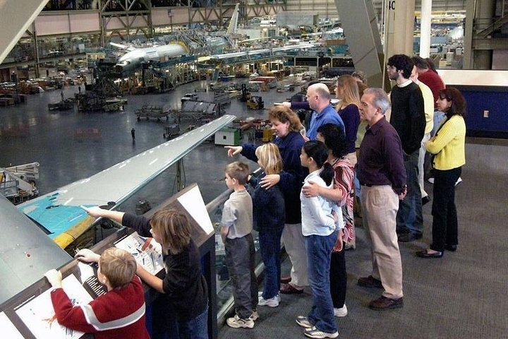Boeing Factory Tour com transporte guiado a partir de Seattle