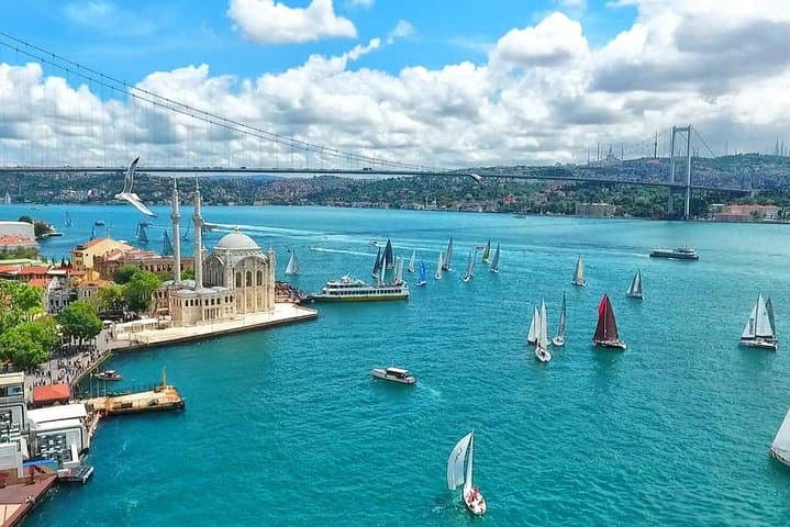 Panoramic City Tour with Bosphorus Strait Sightseeing Cruise