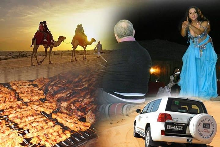 Dubai Desert BBQ Dinner, Camel Ride, Sandboarding and Live Shows