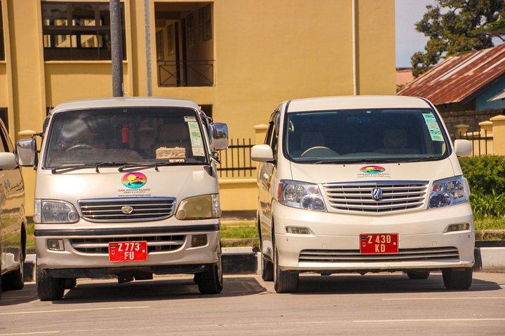 Zanzibar Flughafen zu Stone Town Hotels Transfer oder umgekehrt