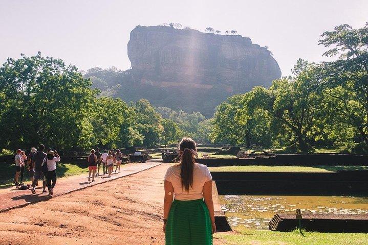 Excursion d'une journée à Sigiriya et Dambulla au départ de Bentota (tout compris)