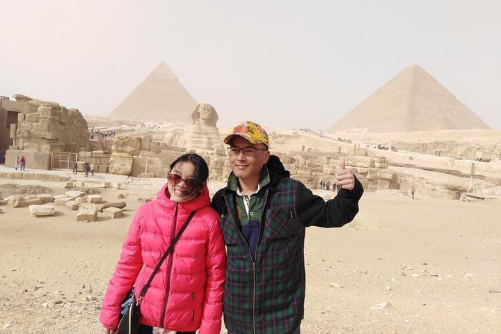 Giza Pyramids & Sphinx mit Kamelritt in einer privaten halbtägigen Tour