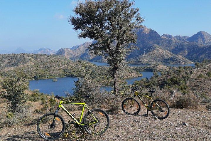 Excursão de bicicleta matinal em Udaipur
