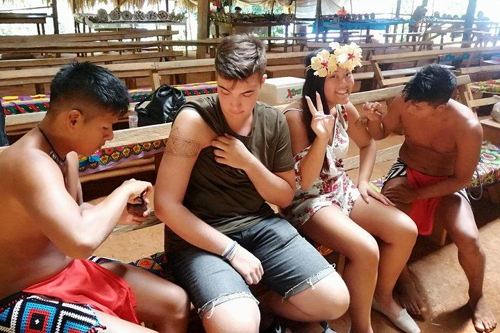 Private Embera Village Eco-Culturele Tour, jungle-waterval en wandelen in de natuur