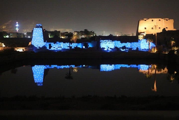Sound and Light Show at karnak temple.