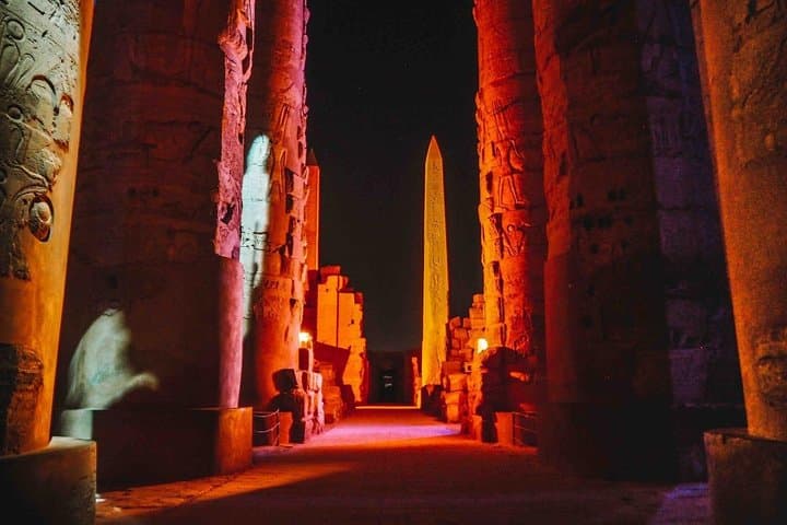 Sound and Light Show at karnak temple.