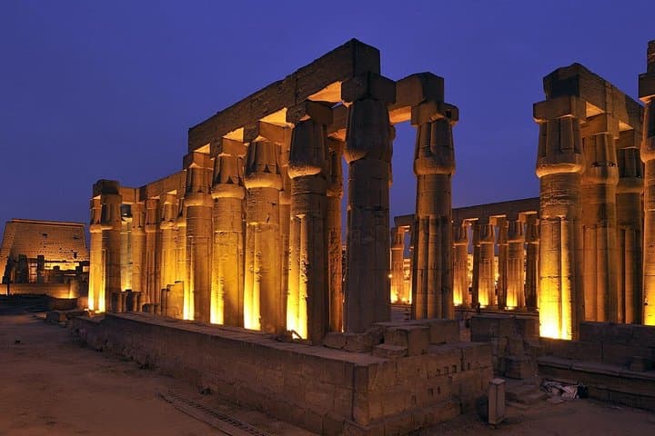 Sound and Light Show at karnak temple.