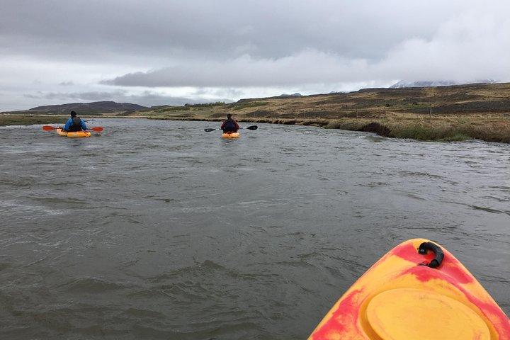 Begeleide Zit op Top Kajak Tour in de buurt van Akureyri
