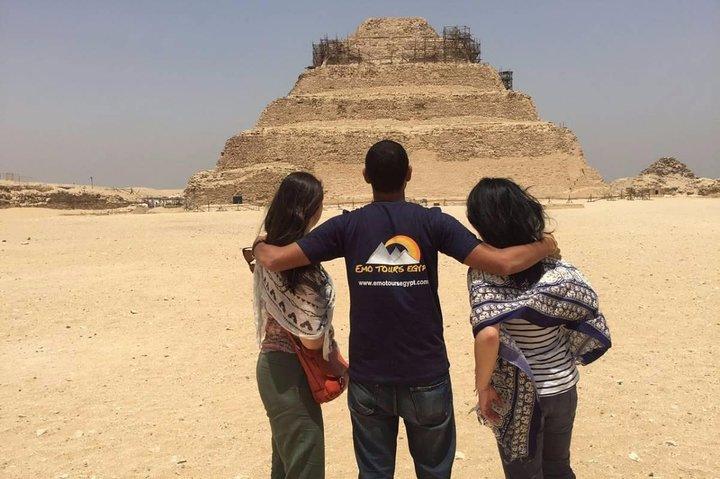 Excursion d'une journée aux pyramides de Gizeh Memphis City Dahchour et pyramides de Saqqarah