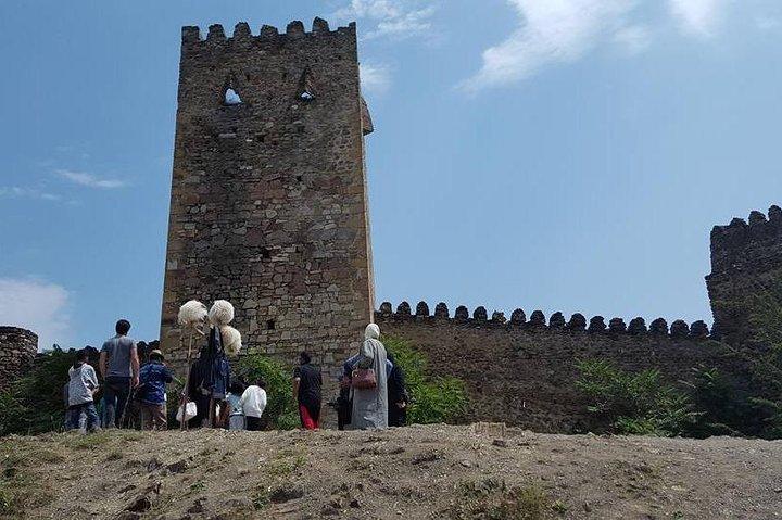 Excursão privada de Kazbegi e Gudauri com Sno Giant Stone Heads