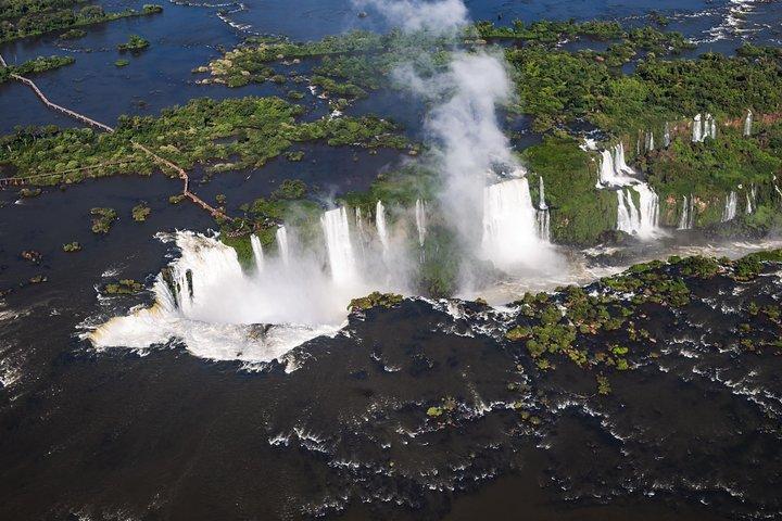 完全なイグアス:アルゼンチン側+グランアベンチュラ+ブラジル側+ヘリコプター