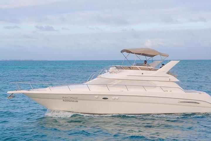 カンクン ヨット ツアー - SEARAY YACHT 46 FT サンセットに最適 15 PEOPLE MAX 25P9