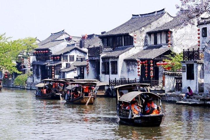 Hangzhou Transfert privé à Shanghai avec escale à Xitang Water Town