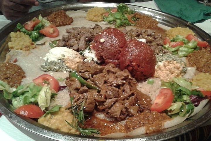 Lokal etiopisk madtur Addis Abeba