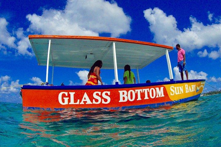 Boottocht met glazen bodem / snorkelen / Booby Cay-eiland vanuit Grand Palladium Lucea