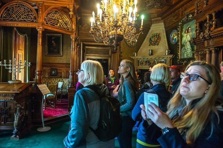 Privat heldagstur till Peles & Bran (Draculas) slott & Brasov