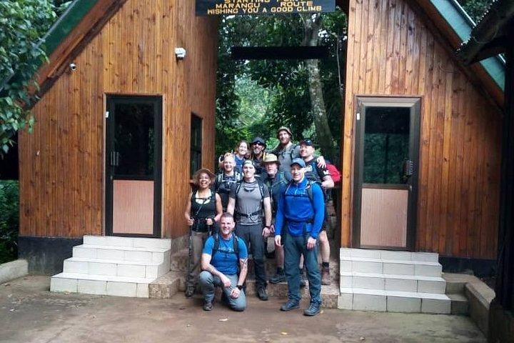 5-dages Marangu vandretur til Kilimanjaro-topmødet