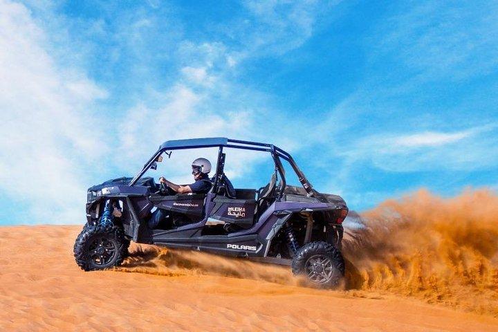 Private 4x4-Mleiha-Wüstensafari mit Abenteuer-Buggy-Fahrt