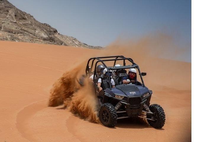 Private 4x4-Mleiha-Wüstensafari mit Abenteuer-Buggy-Fahrt