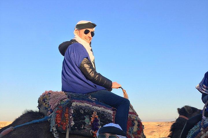 Sunset Camel Ride Quad Tour In Agafay Desert With Dinner