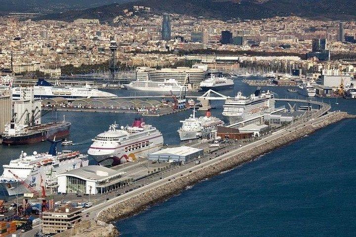 Arrival Transfer: Cruise Port to Barcelona by Luxury Van