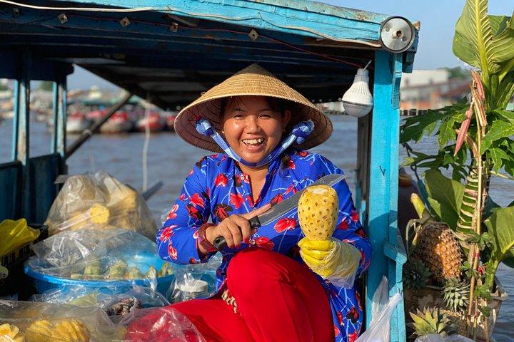 Excursão de 2 dias no Delta do Mekong: Mercados Flutuantes e Exploração Cultural