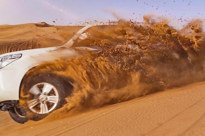Evening Desert Safari with Quad Bike, Dune Bashing, Entertainments, BBQ Dinner
