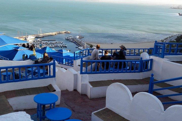 Kartago und künstler dorf "Sidi Bou Said" uit Tunis of Hammamet