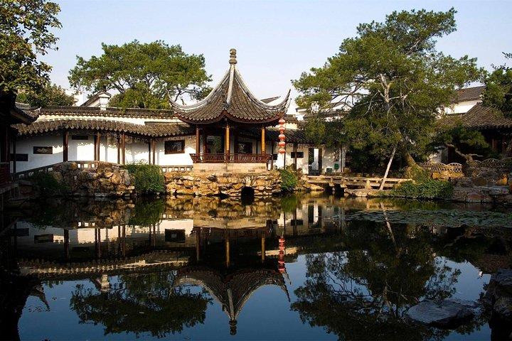 Excursão privada de um dia: Jardim Suzhou e Museu da Seda de Xangai