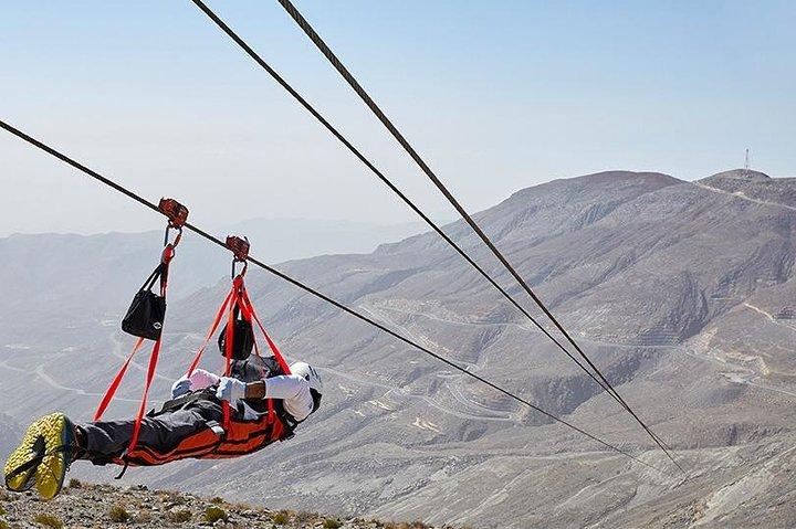 Zip Line Jebel Jais: World Longest Zip Line Dubai