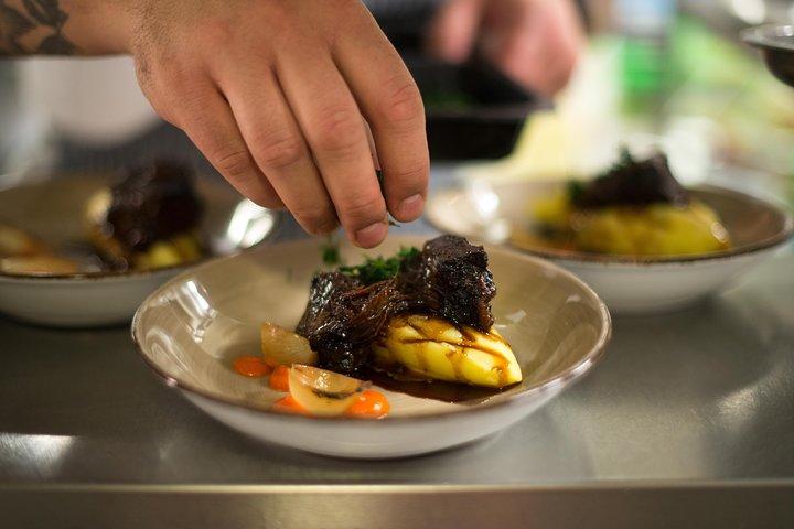 Abendessen zum Essen in einem der besten Restaurants in Danzig