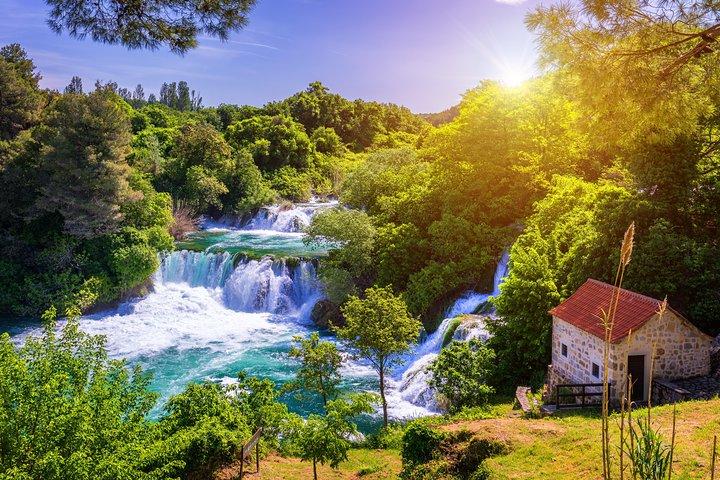 Dagelijkse privétrip naar Krka-meren en Sibenik vanuit Split